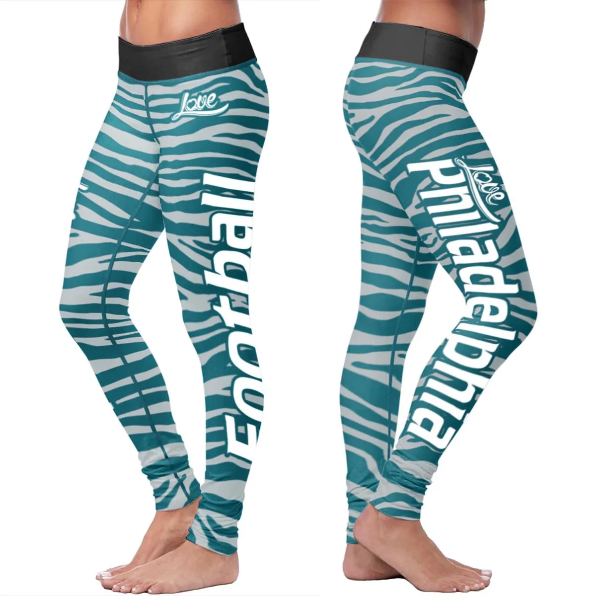 PHI FB Striped Leggings