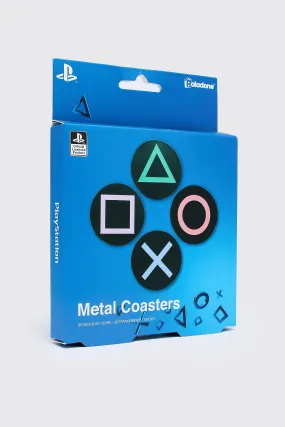 PlayStation License Metal Coasters