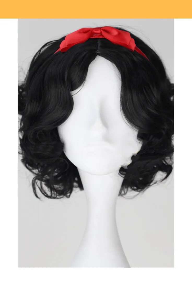 Princess Snow White Natural Black Cosplay Wig