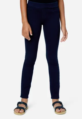 Pull-On Jean Leggings