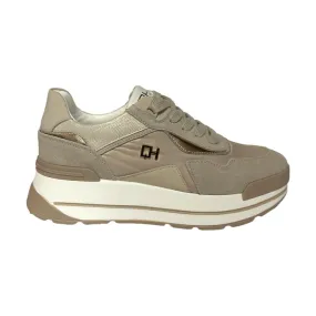 QH7 Queen Helena QH7024 Sneaker Donna Stringate Beige