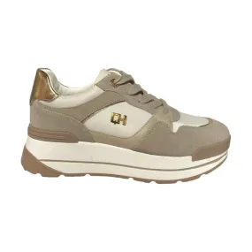 QH7 Queen Helena QH7025BEI Sneaker Donna Stringate Beige