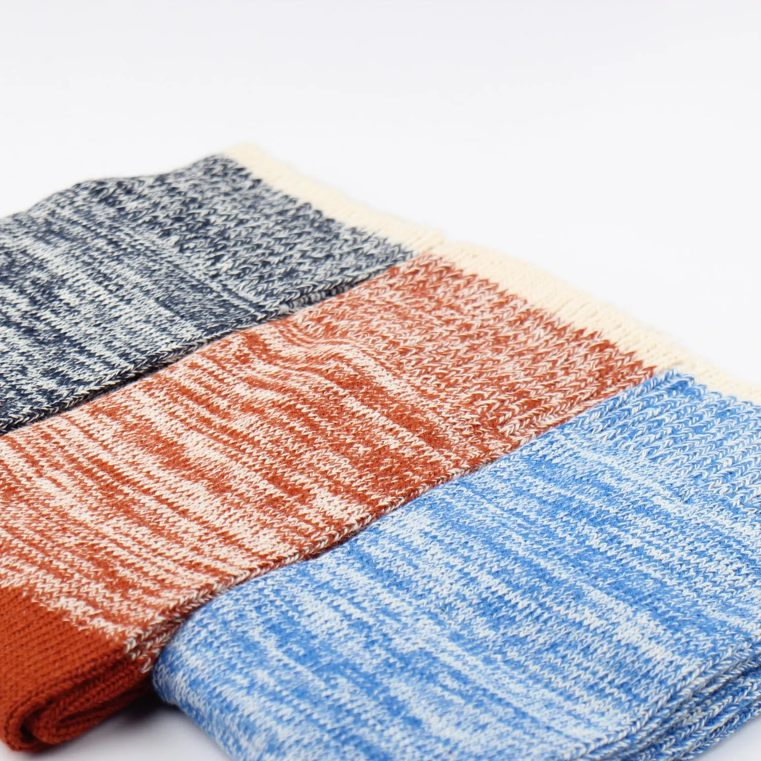 Relax Twister Knit Supermelange Adams Blue / Off White