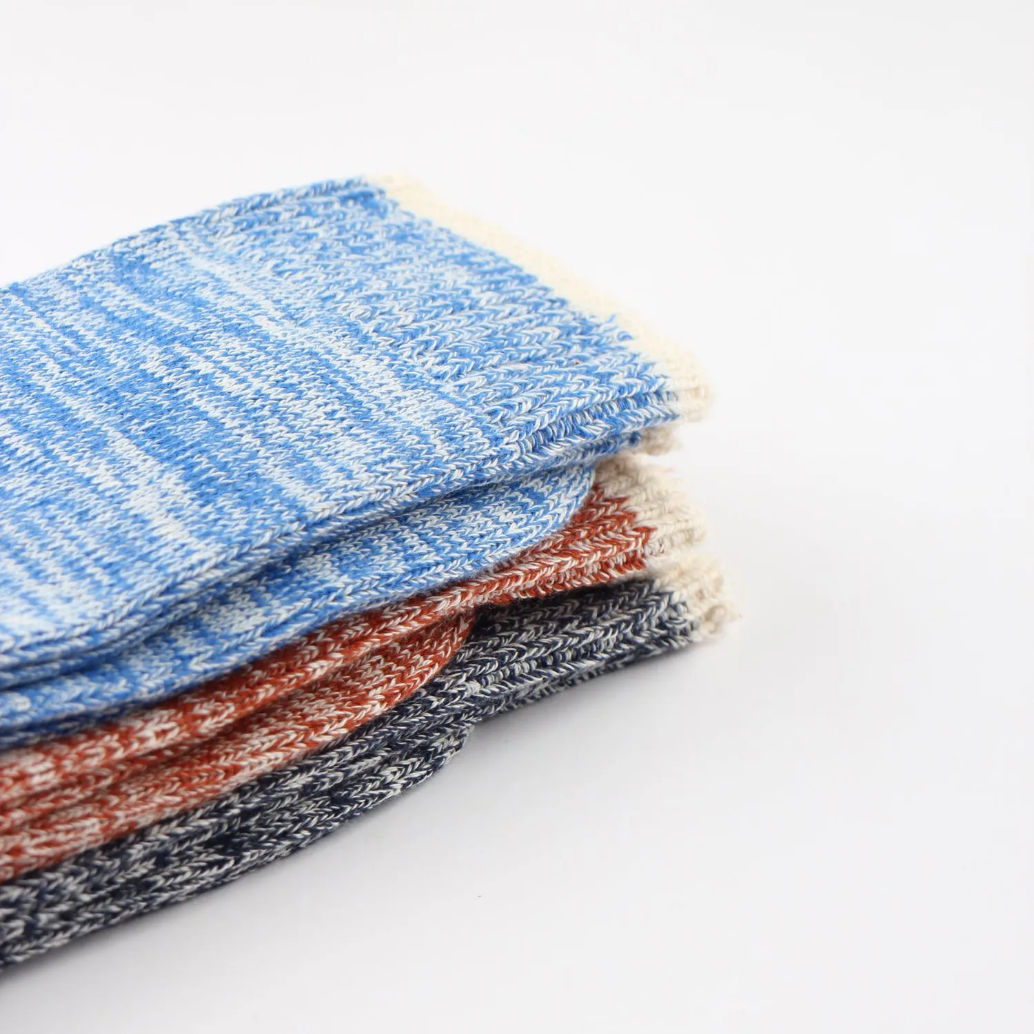 Relax Twister Knit Supermelange Adams Blue / Off White