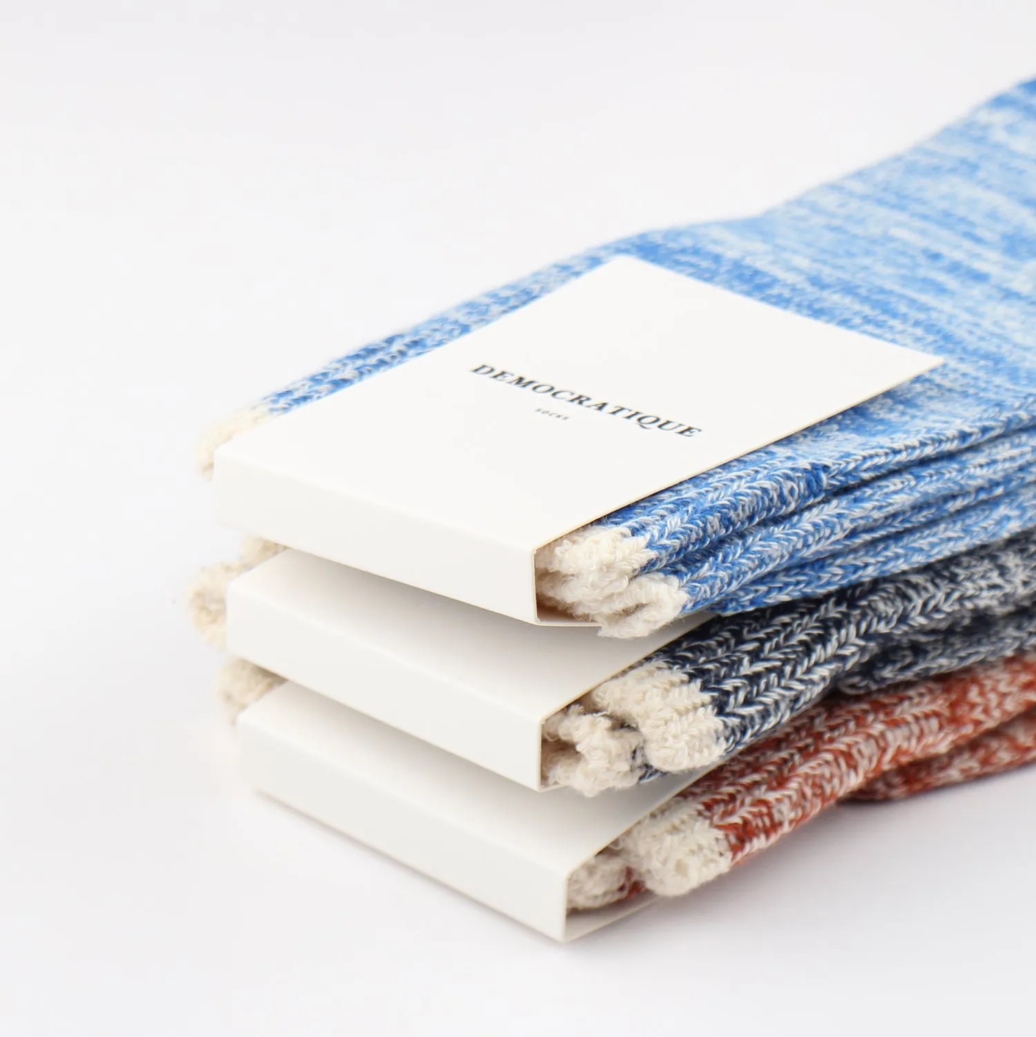 Relax Twister Knit Supermelange Adams Blue / Off White