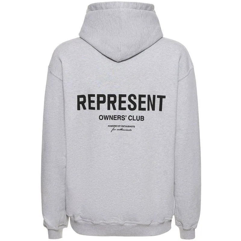 REPRESENT  |Unisex Street Style Long Sleeves Plain Cotton Logo