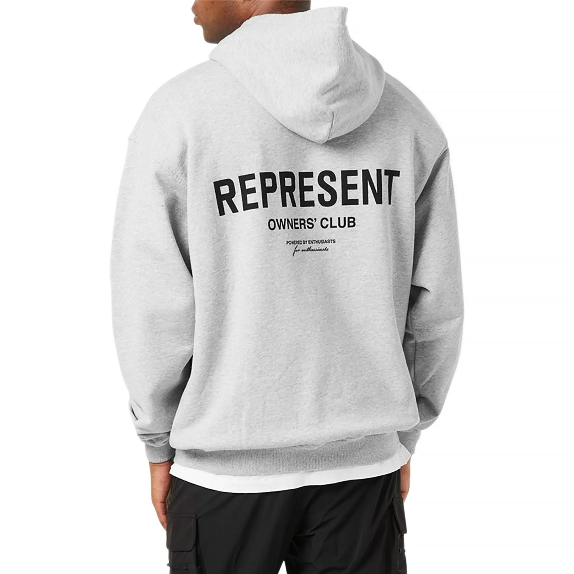 REPRESENT  |Unisex Street Style Long Sleeves Plain Cotton Logo