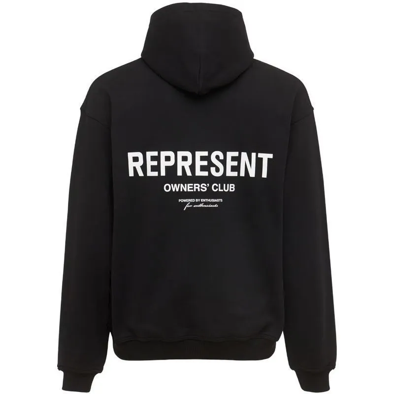 REPRESENT  |Unisex Street Style Long Sleeves Plain Cotton Logo