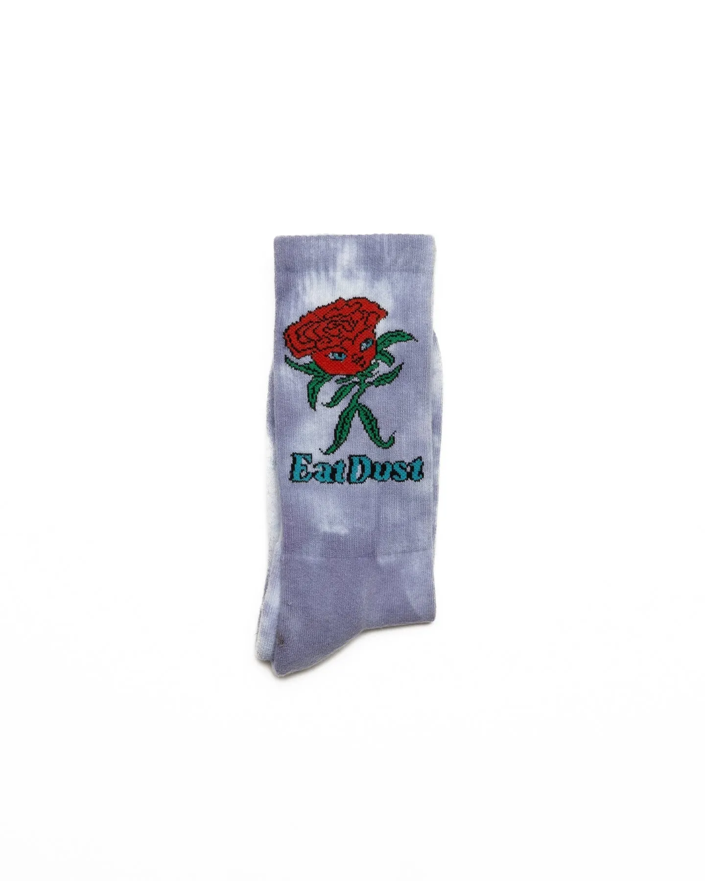 Rose Socks Cotton Tie Dye Violet