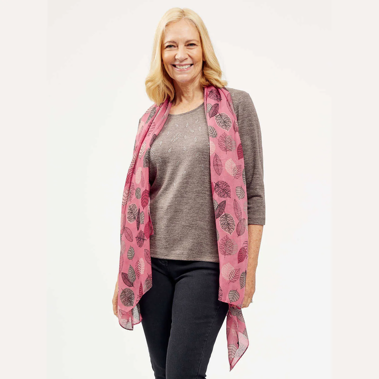 Rosewood Scarf - Peony