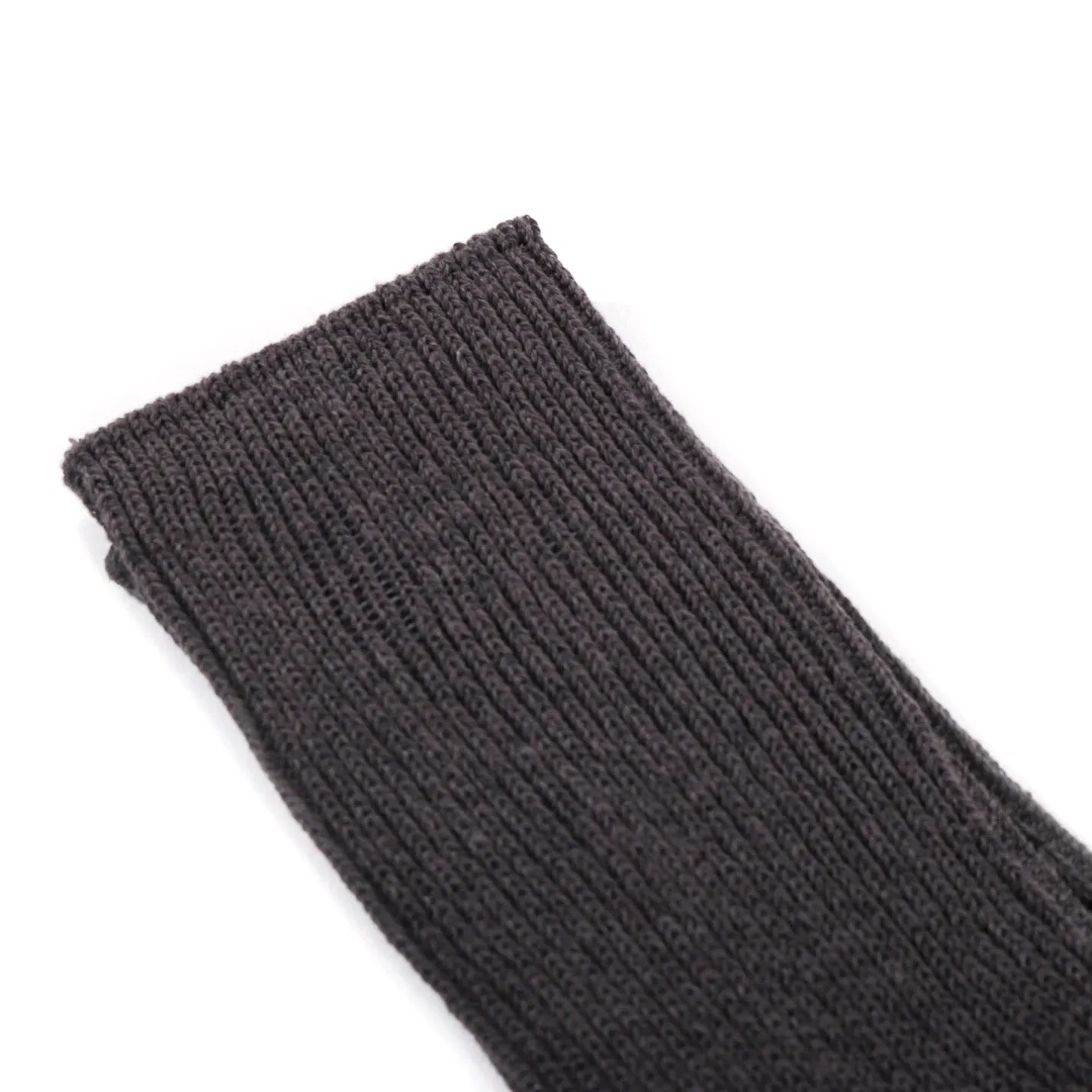 ROTOTO WASHI / RECYCLED COTTON RIB SOCKS D.GRAY