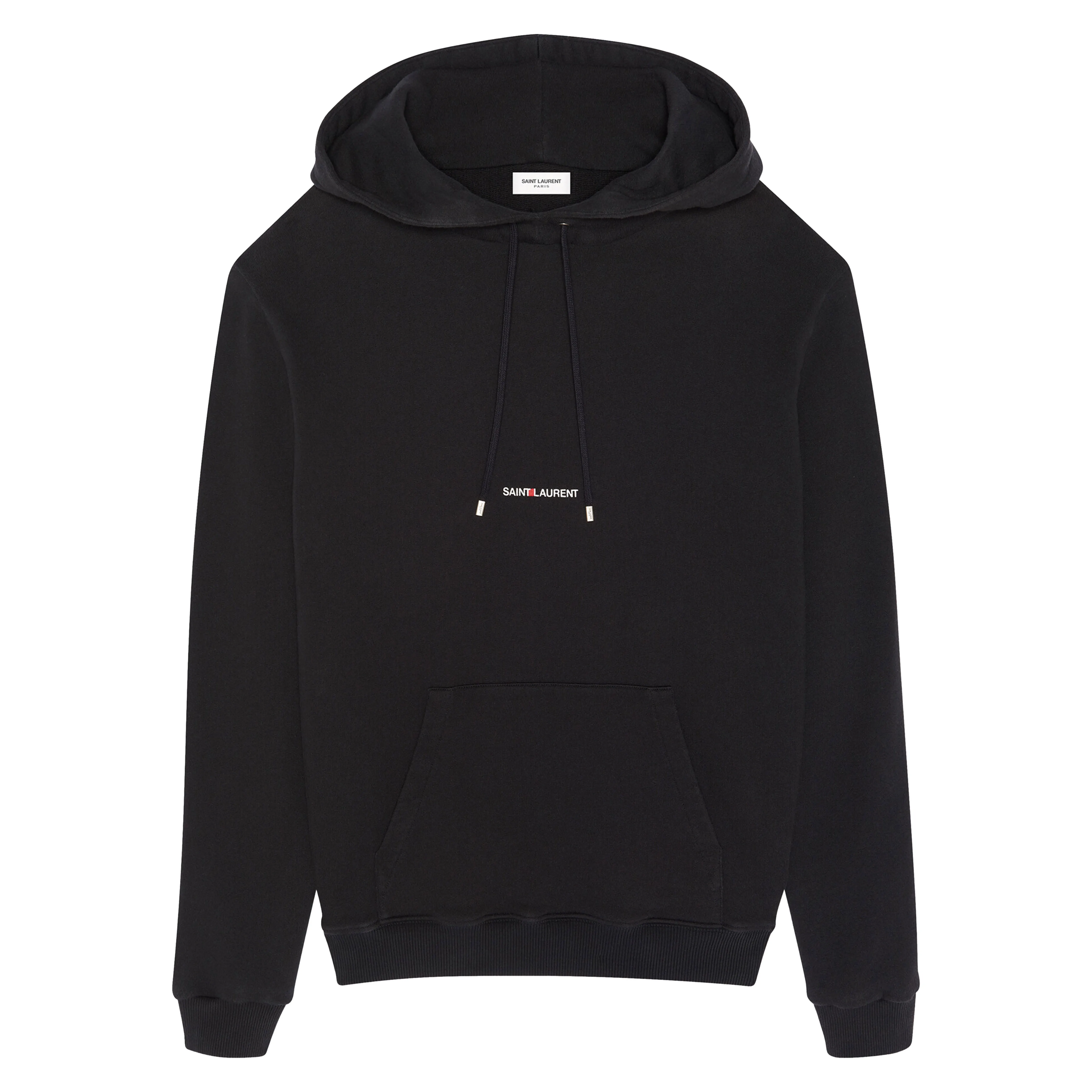 Saint Laurent  |Street Style Long Sleeves Plain Cotton Logo Luxury Hoodies