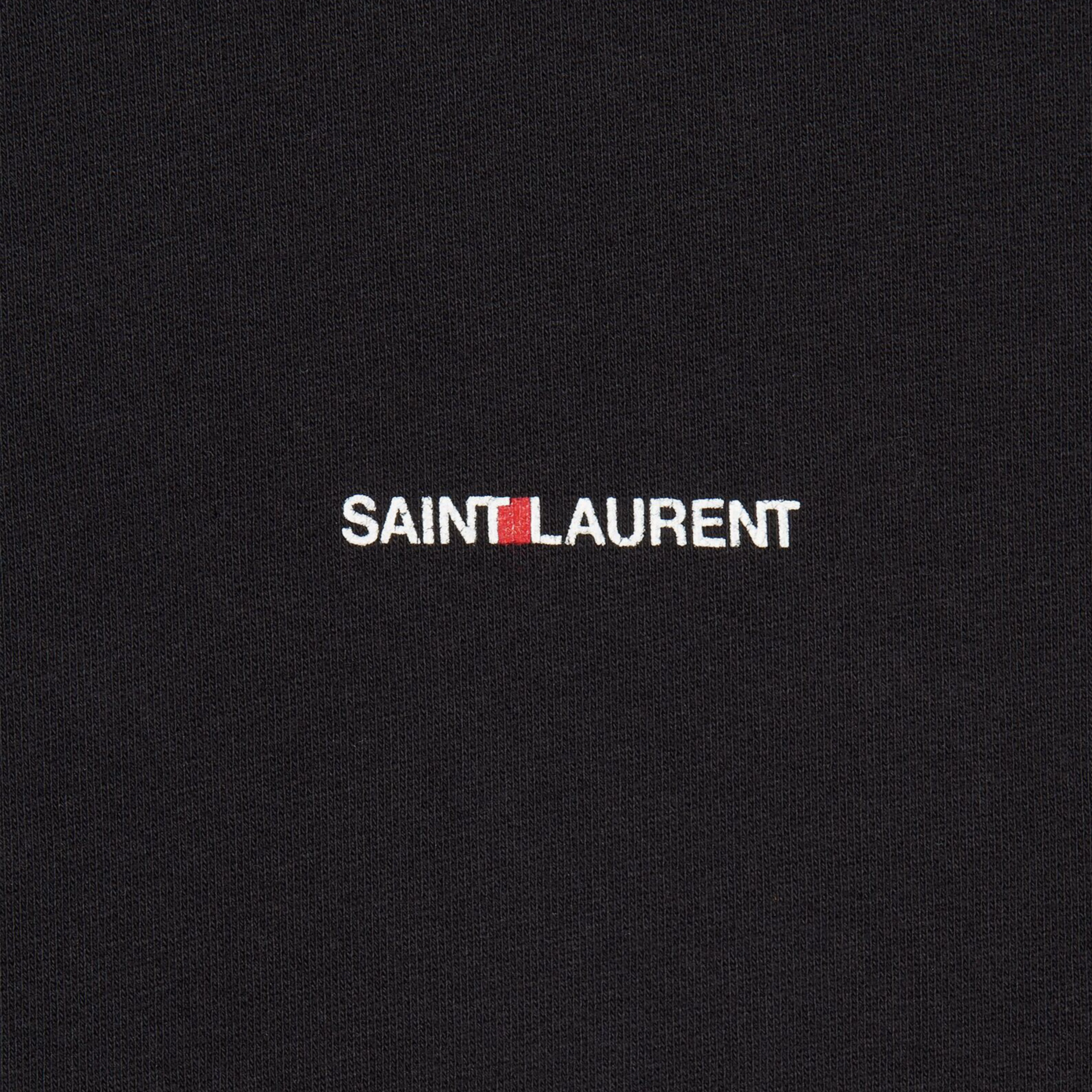 Saint Laurent  |Street Style Long Sleeves Plain Cotton Logo Luxury Hoodies