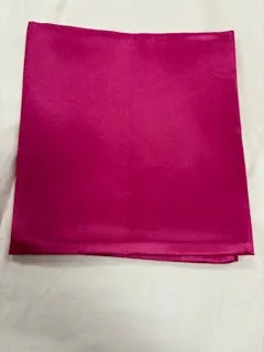 Sateen Scarf, Fuchsia