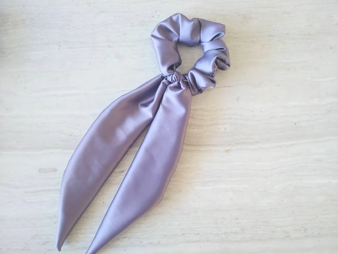 Satin Scrunchie Scarf