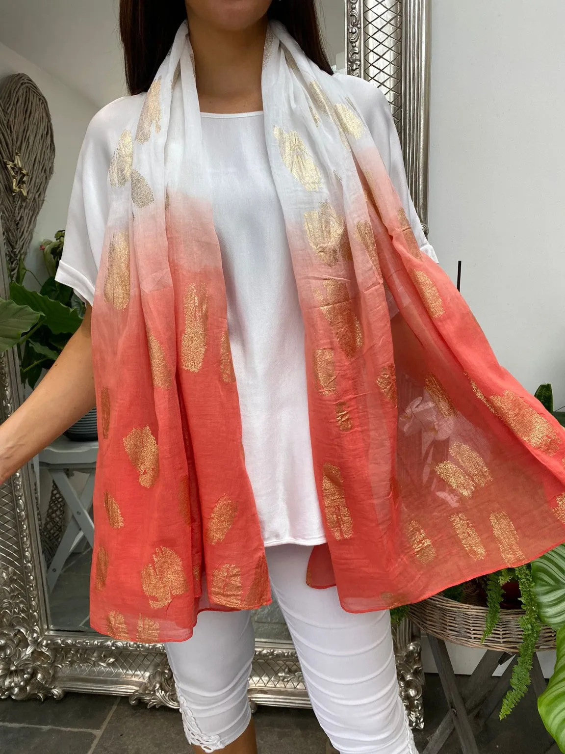 Shimmer Brushstroke Scarf