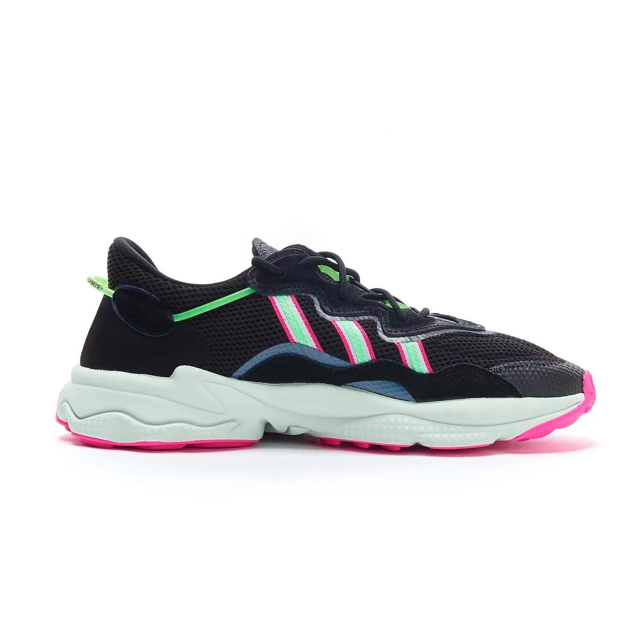 SNEAKER OZWEEGO Donna Black Shock lime Shock pink