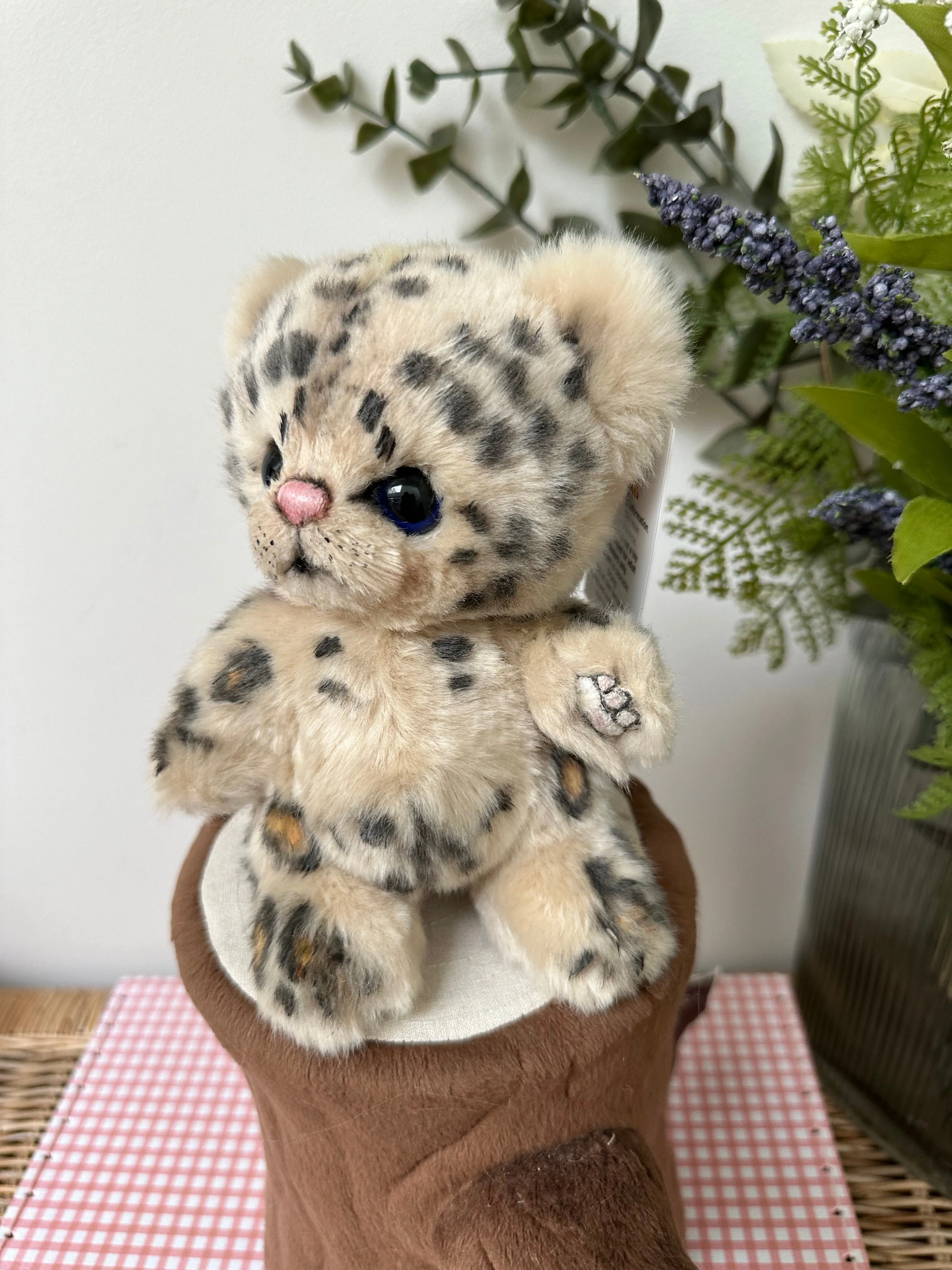 Snow Leopard Limited Edition Soft Plush Artist Collectable No 53