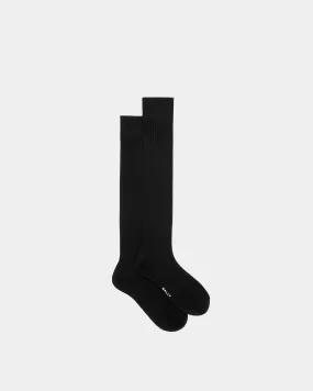 Socks In Black Cotton 