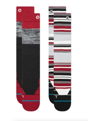 Stance Snow OTC Blocked Socks 2 Pack