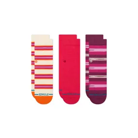 Stance Socks Kids Trailbound 3 Pack Pink