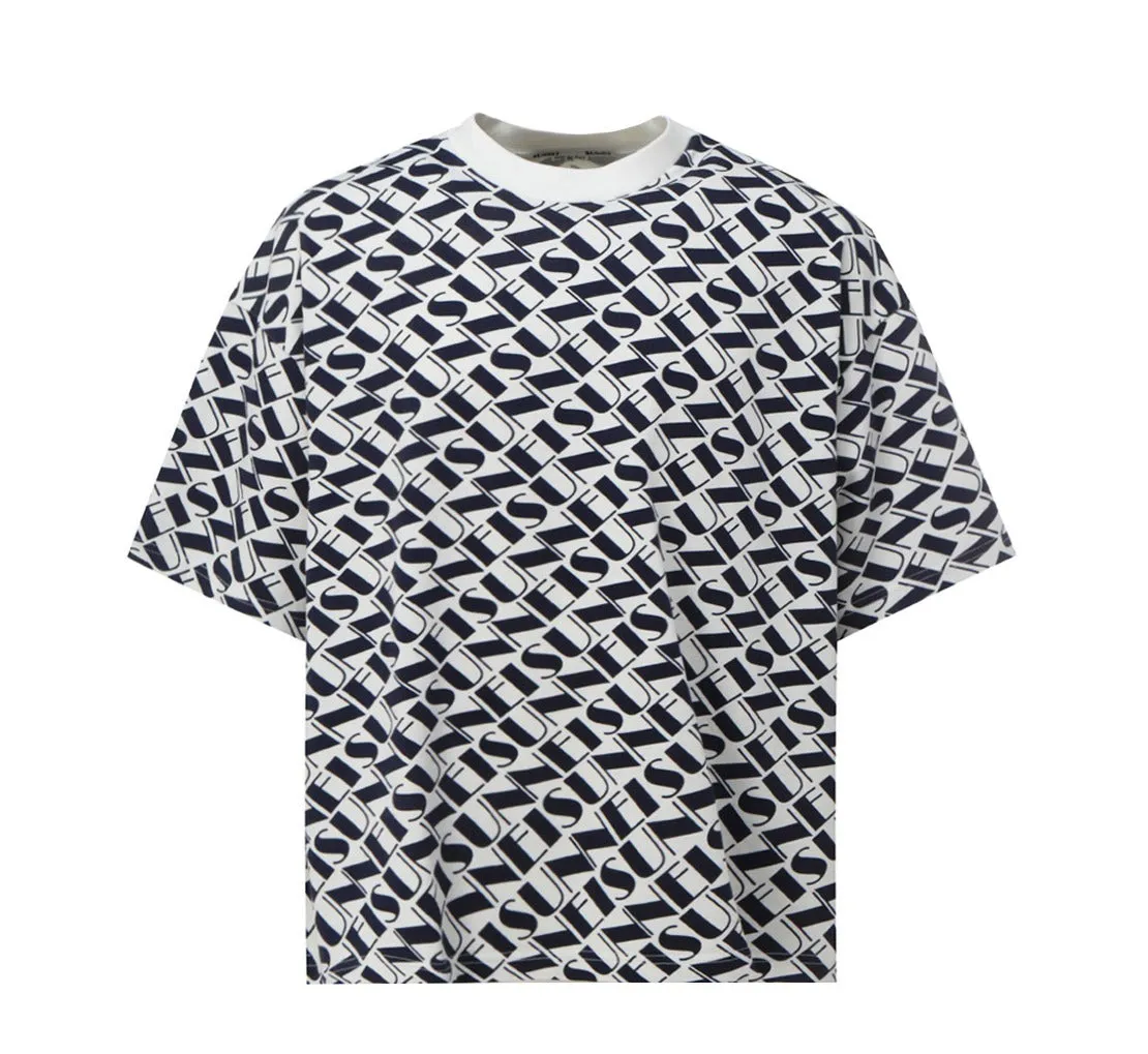 Sunnei All-Over Monogram Printed T-Shirt