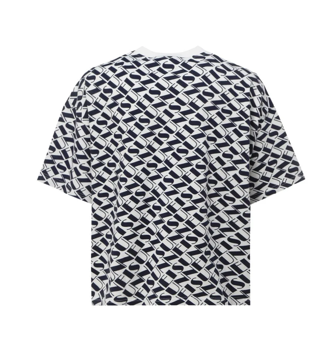 Sunnei All-Over Monogram Printed T-Shirt