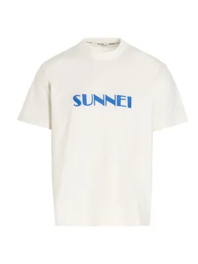 Sunnei Logo Printed Crewneck T-Shirt