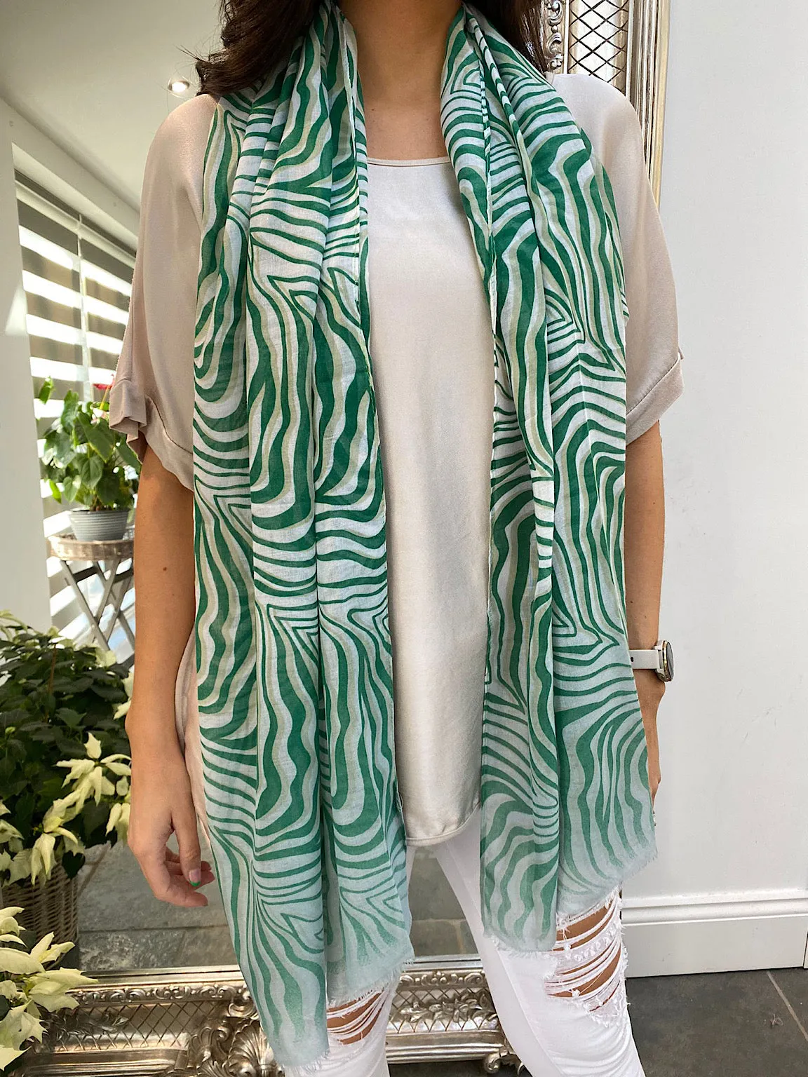 Swirl Stripe Scarf