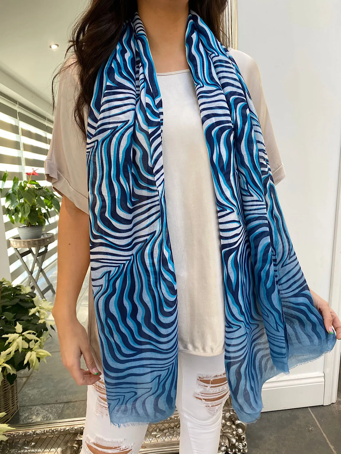 Swirl Stripe Scarf