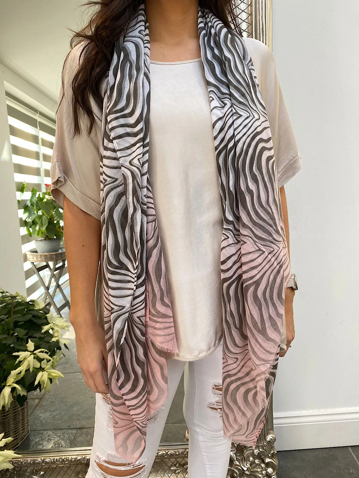 Swirl Stripe Scarf