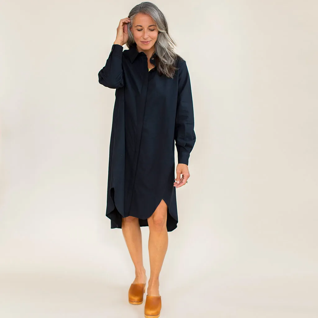 The Shirt Dress - Black