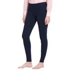 TuffRider Women's Cotton Schooling Tights - Navy