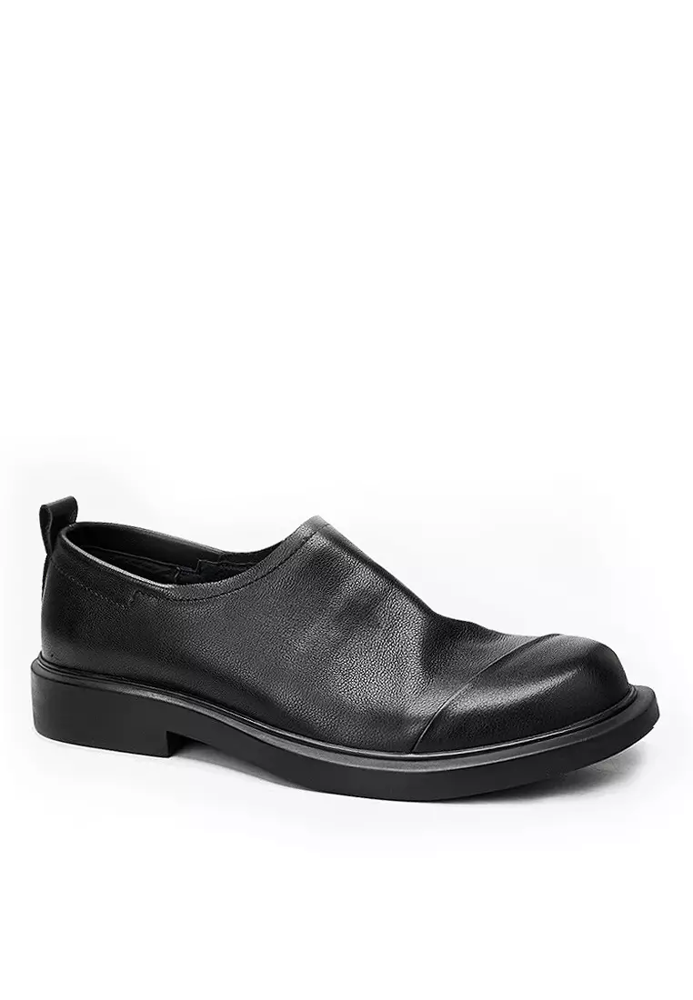 Twenty Eight Shoes VANSA Top Layer Cowhide Buckle Slip-on Loafer  VSM-C2913