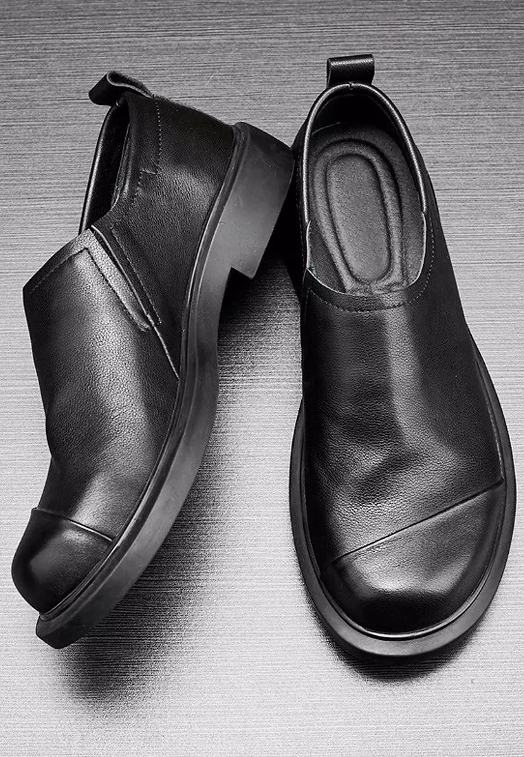 Twenty Eight Shoes VANSA Top Layer Cowhide Buckle Slip-on Loafer  VSM-C2913