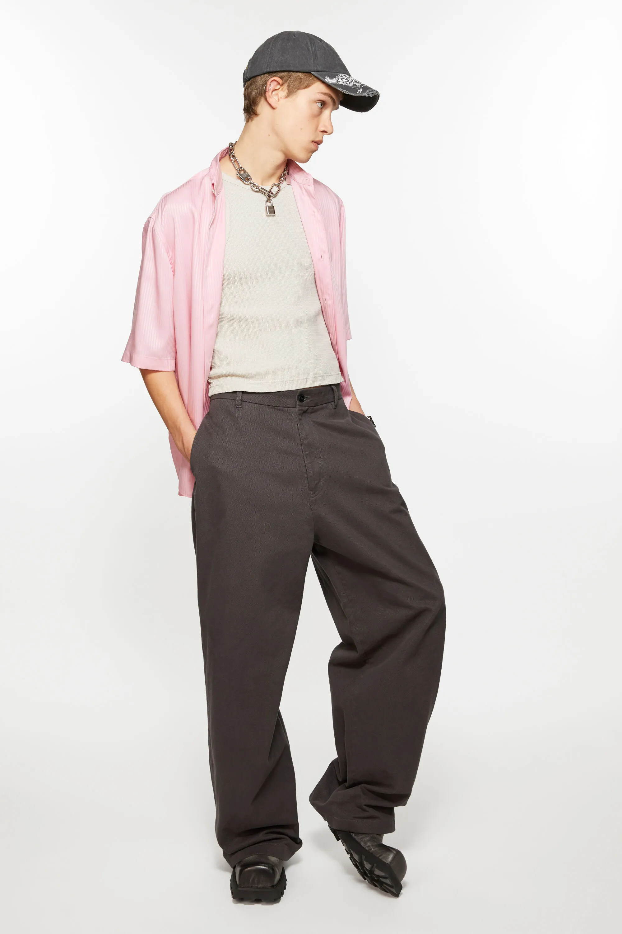 Twill trousers