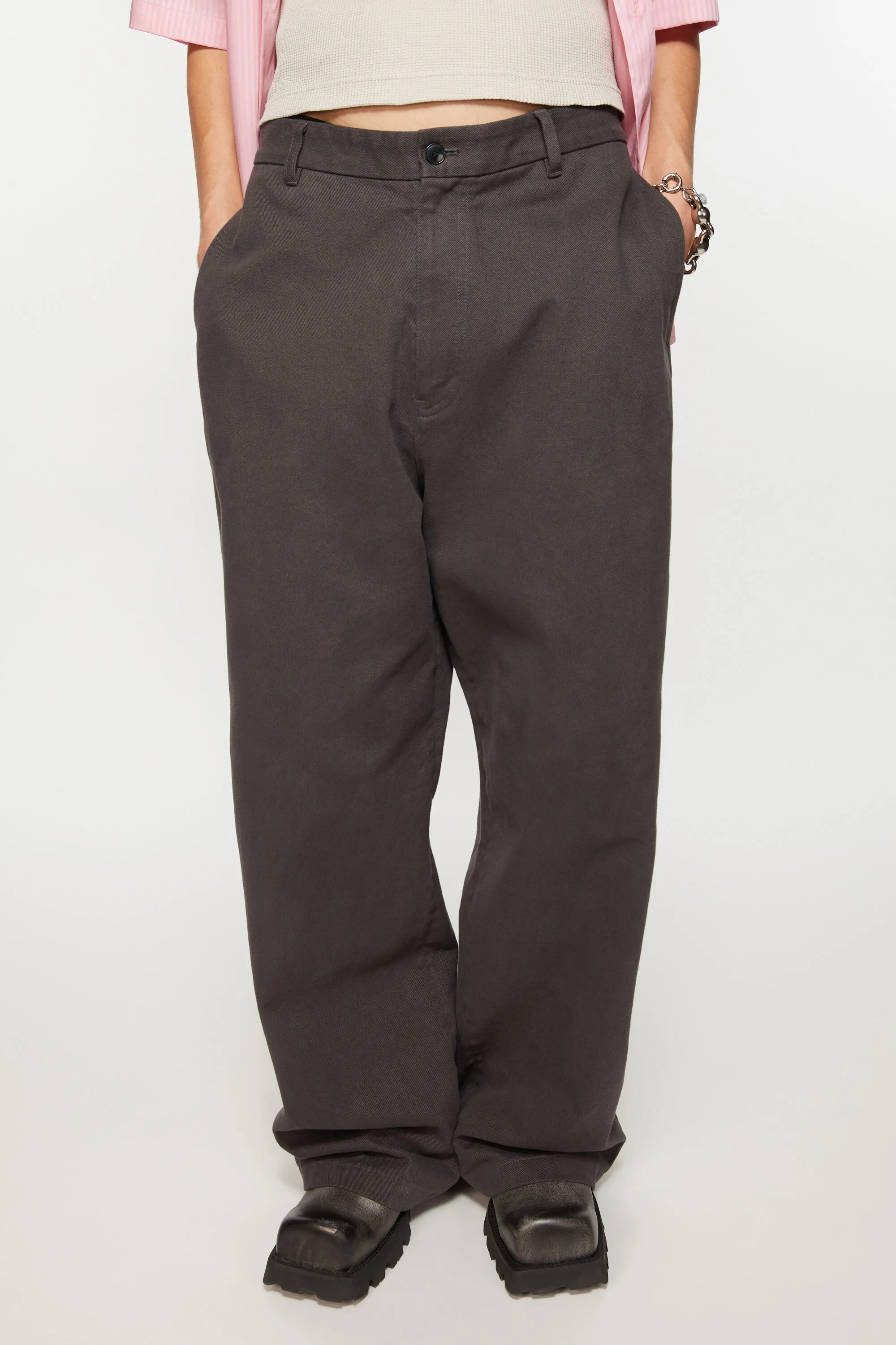 Twill trousers