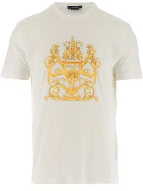 Versace Graphic Printed Crewneck T-Shirt