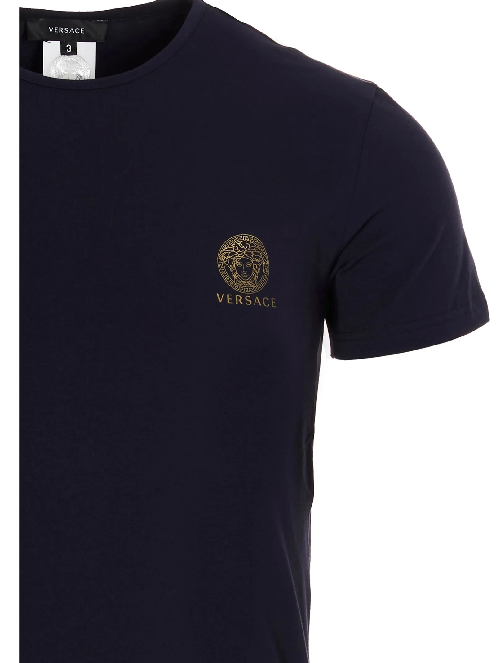 Versace Medusa Printed Crewneck T-Shirt