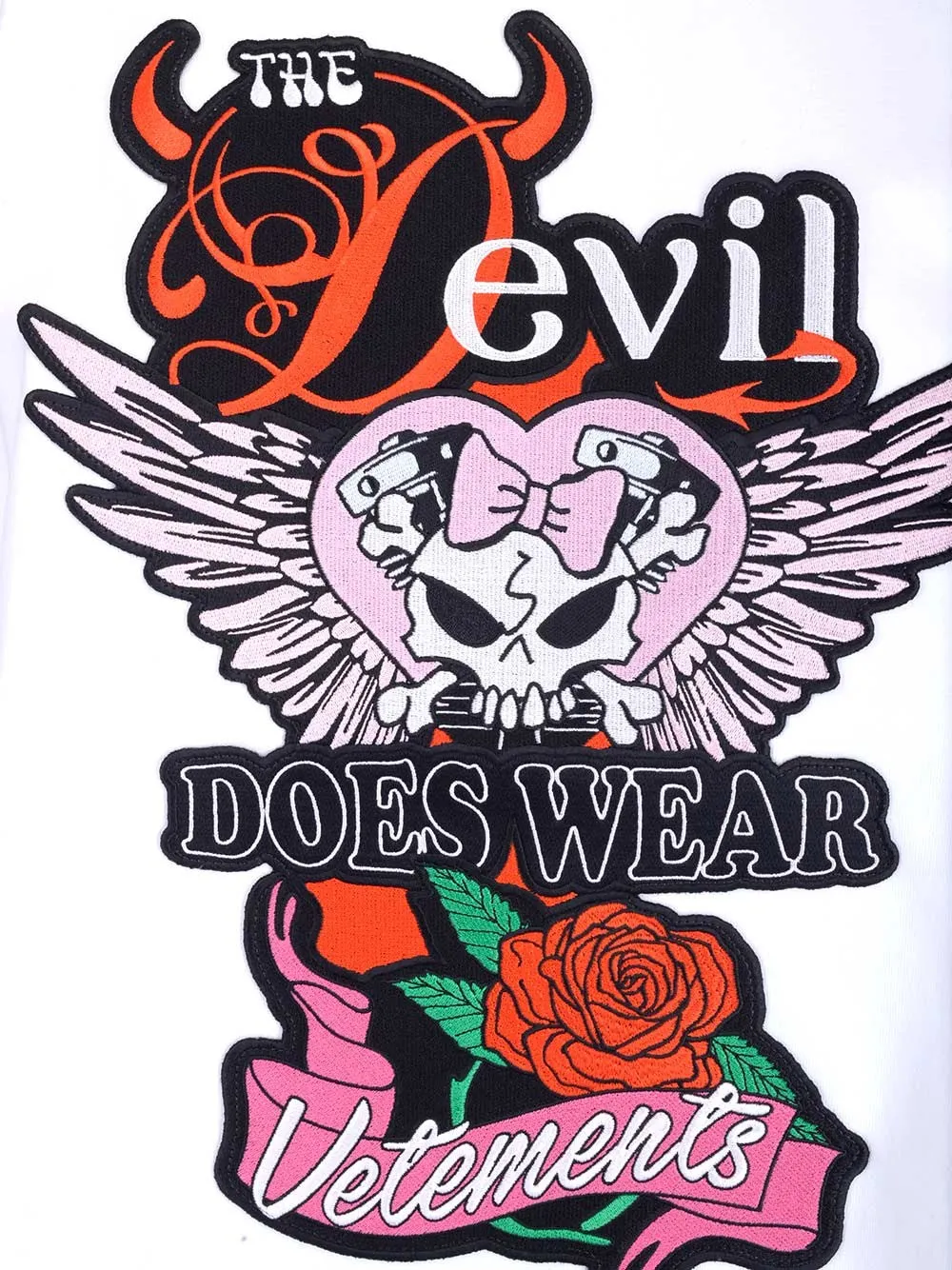 Vetements Devil Printed Crewneck T-Shirt