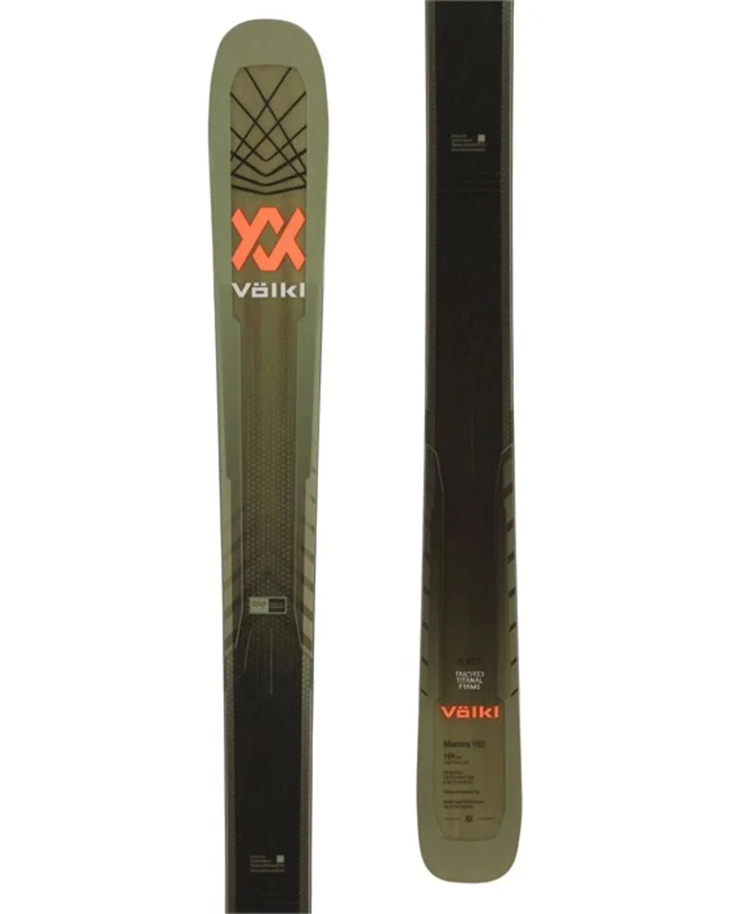 Volkl Mantra 102 Flat Snow Skis  - 2024