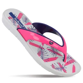 Walkaroo Womens Flip Flop  - WC4857 Grey Pink