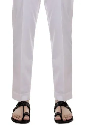 White Cotton Trousers