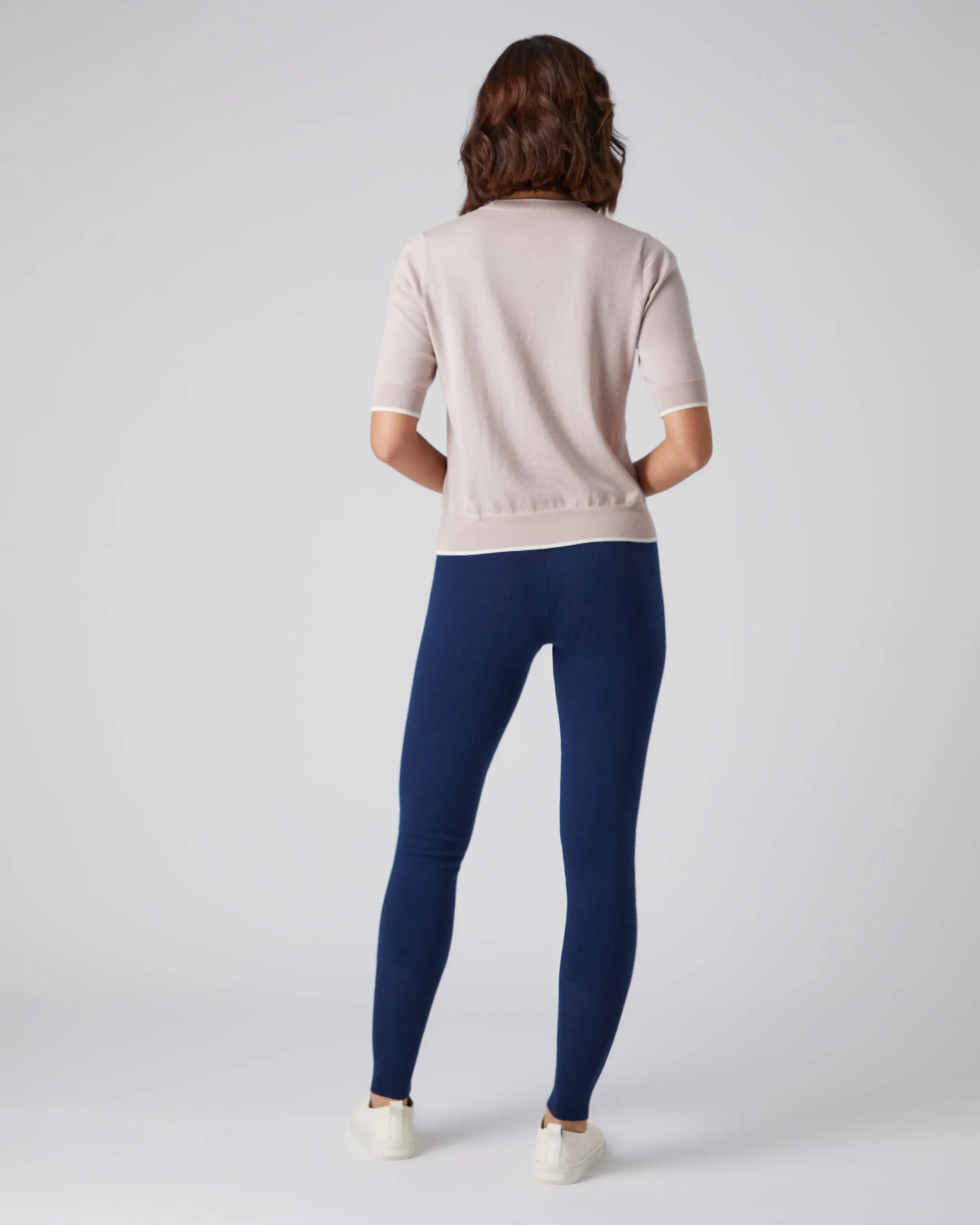 Women's Cashmere Leggings French Blue