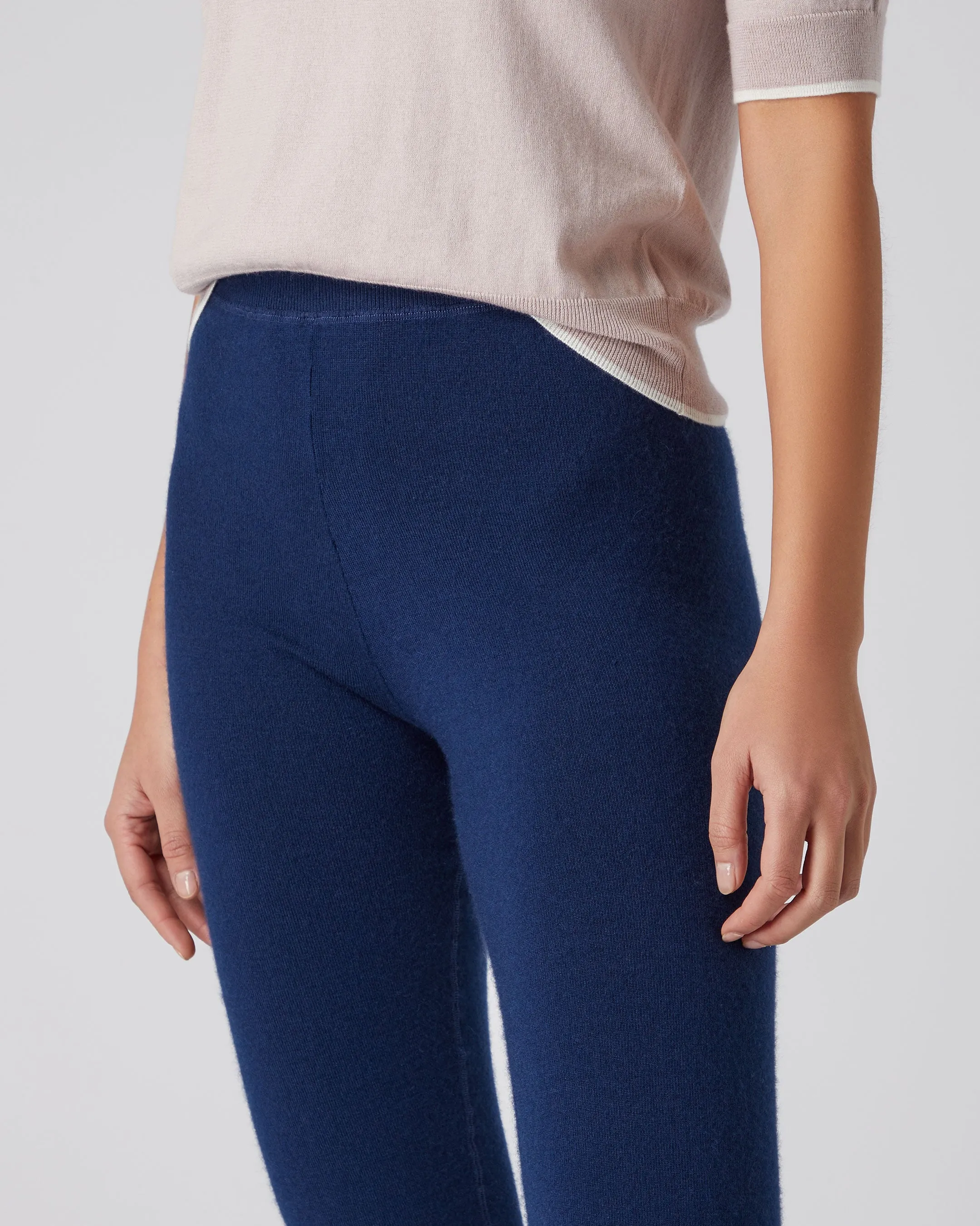 Women's Cashmere Leggings French Blue