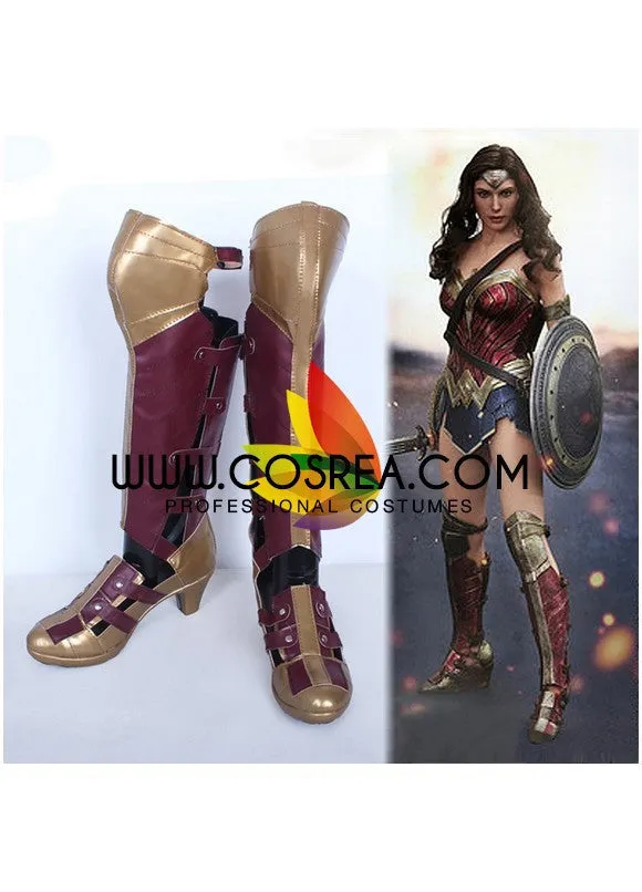 Wonder Woman Movie Version Cosplay Shoes