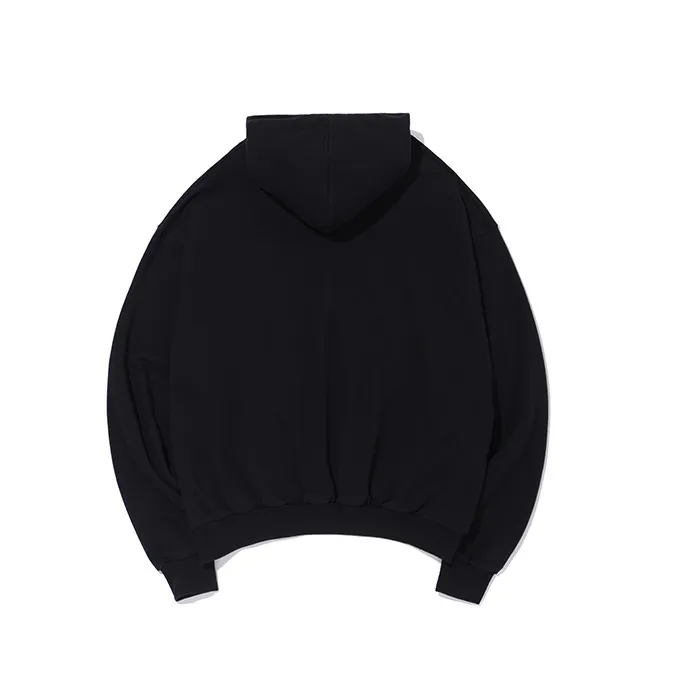 WOOALONG  |Unisex Street Style Long Sleeves Plain Cotton Oversized