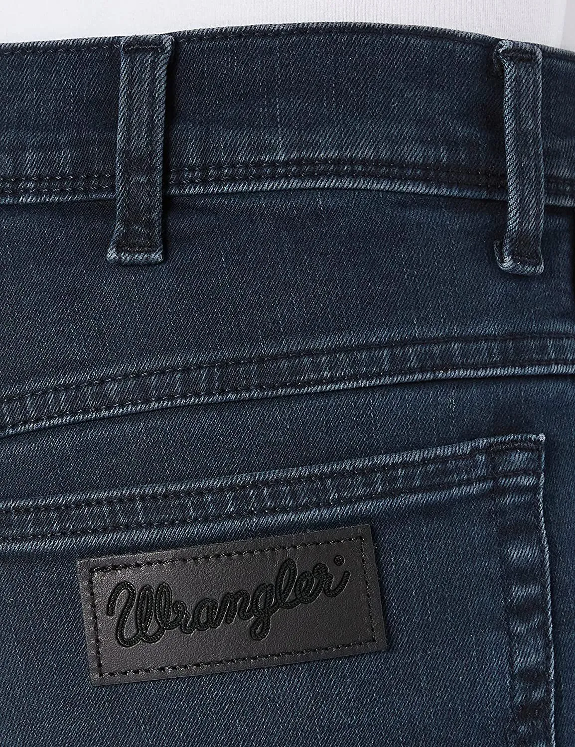 Wrangler Texas Slim Stretch Denim Jeans Bruised River