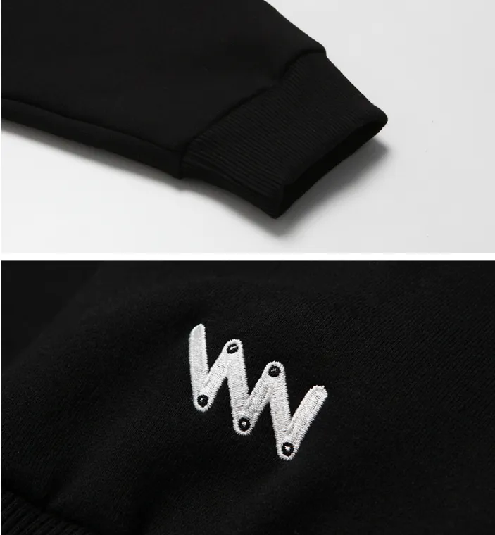 WV PROJECT  |Unisex Street Style Collaboration Long Sleeves Plain Cotton