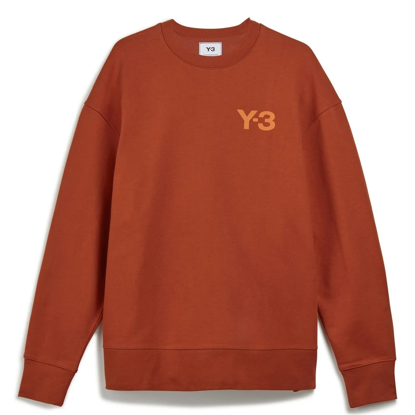 Y-3  |Crew Neck Unisex Street Style Long Sleeves Plain Cotton Logo